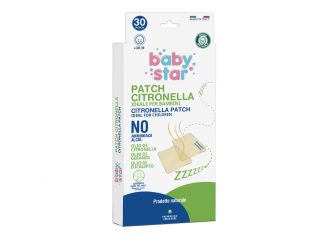 Babystar natural patch citronella 30 pezzi