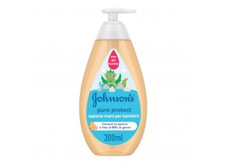 Johnsons baby pure protect sapone mani bambini 300 ml