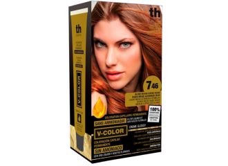 Th pharma v color kit tintura senza ammoniaca n 7,46