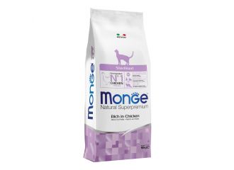 MONGE GATTO NATURAL SUPERPREMIUM ADULTO STERILIZZATO POLLO 10 KG