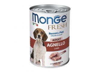 MONGE CANE FRESH LATTINA ADULTO AGNELLO 400 GR