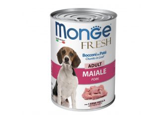 MONGE CANE FRESH LATTINA ADULTO MAIALE 400 GR