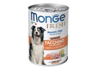 Monge fresh senior tacchino ortaggi 400 g