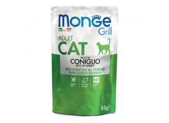 MONGE GATTO GRILL BUSTA ADULTO CONIGLIO 85 GR