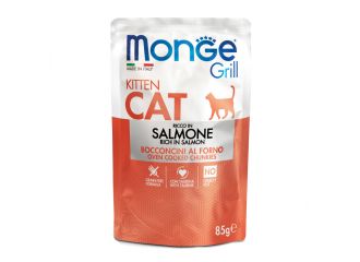 MONGE GATTO GRILL BUSTA KITTEN SALMONE 85 GR