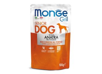 Monge grill senior anatra 100 g