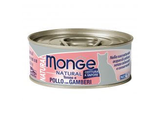 Monge natural tonno/gamberetti 80 g