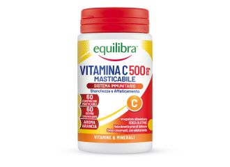 Equilibra Vitamina C 500 Integratore Sistema Immunitario 60 Compresse Masticabili