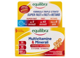 Equilibra Multivitamine & Minerali Integratore di Vitamine e Minerali 30 Compresse