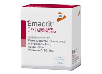 Emacrit orosolubile 30 stick pack