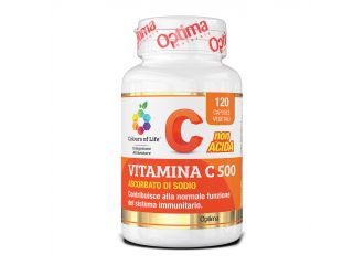 Colours of life vitamina c 500 120 capsule vegetali 900 mg