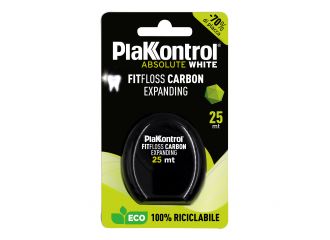 Plakkontrol fit floss carbon expanding filo interdentale 25 metri