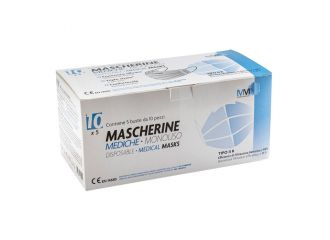 Mascherina chirurgica munus medical tipo iir 5 buste da 10 pezzi