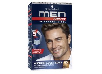 SCHWARZKOPF - Men perfect - colorante in gel n. 50 castano chiaro naturale