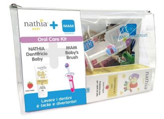 Oral care kit maschio 1 dentifricio baby nathia 50 ml + 1 mam baby's brush