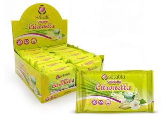 Setablu salviette al profumo di citronella 20 pezzi