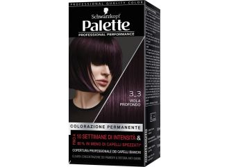 Schwarzkopf palette professional performance colorazione permanente per capelli tonalita' 3-3 viola profondo 170 g