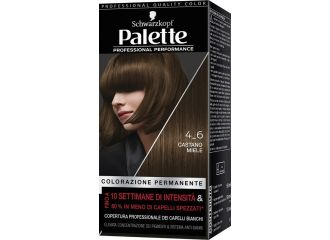 Schwarzkopf palette professional performance colorazione permanente per capelli tonalita' 4-6 castano miele 170 g