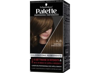 Schwarzkopf palette professional performance colorazione permanente per capelli tonalita' 4-8 castano cioccolato 170 g