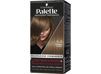 Schwarzkopf palette professional performance colorazione permanente per capelli tonalita' 6-8 biondo scuro 170 g