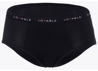 Lovable period panties culotte flusso abbondante nero small