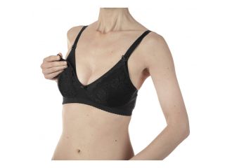 Mammy reggiseno cotone allattamento black 4d