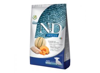 FARMINA CANE N&D OCEAN PUPPY MINI MERLUZZO, ZUCCA & MELONE CANTALUPO 800 GR