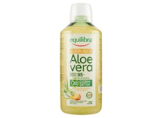 Equilibra Buon Aloe Vera Con Succo DI Pesca Concentrato Integratore Depurativo 1 L