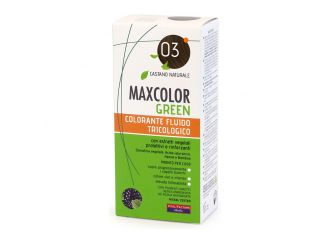 Maxcolor green 03 castano naturale 75 ml + balsamo 15 ml