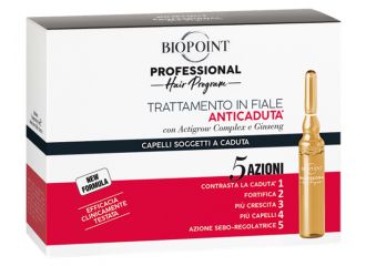 Biopoint trattamento in fiale anticaduta rinforzante (classico-rosso) 7 mlx10 fiale