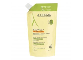 A-Derma Exomega Control Olio Lavante Emolliente Ricarica 500ml