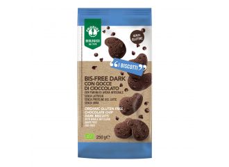 Probios biscotto bisfree dark gocce di cioccolato 250 g