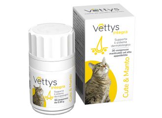 Vettys integra cute&manto gatto 30 compresse masticabili