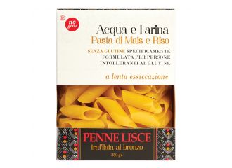 Nutri te' penne lisce acqua e farina mais e riso 250 g