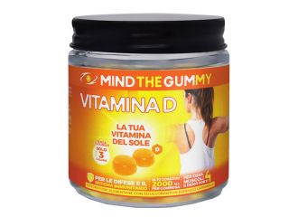 Mind the gummy vitamina d 30 pastiglie gommose gusto limone senza zucchero