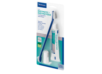 Kit dentifricio enzimatico 70 g + spazzolino da denti + spazzolino da dito