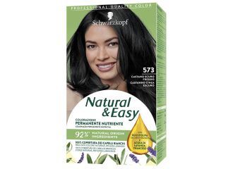 Schwarzkopf natural & easy colorazione 573 castano scuro freddo