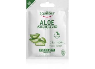 Equilibra aloe maschera viso purificante 2 monodose x 7,5 ml