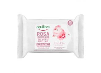 Equilibra rosa ialuronica salviette micellari struccanti 25 pezzi