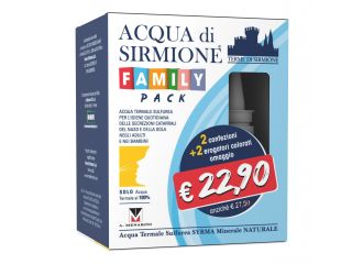 Acqua di sirmione family pack 12 flaconcini da 15 ml