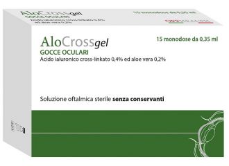 Alocrossgel soluzione oftalmica 15 monodose da 0,35 ml