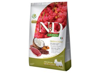 N&d quinoa dog skin&coat anatra cocco e curcuma adult mini 800 g