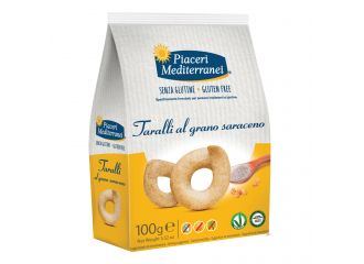 Piaceri mediterranei taralli al grano saraceno 100 g