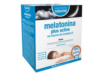 Naturmil melatonina plus active 90 compresse