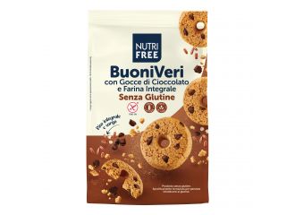 Nutrifree buoni veri con gocce di cioccolato 250 g