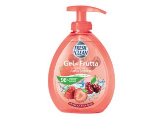 Fresh & clean sapone liquido gel di frutta idratante 300 ml