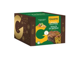 Giusto senza glutine dolce di natale panettone fichi e noci 600 g