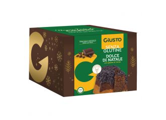 Giusto senza glutine dolce di natale pandoro cioccolato 500 g