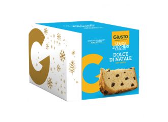 Giusto senza zucchero dolce natalizio panettone uva sultanina 600 g