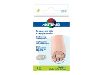 Footcare separatore dita anello doppio small 2 pezzi